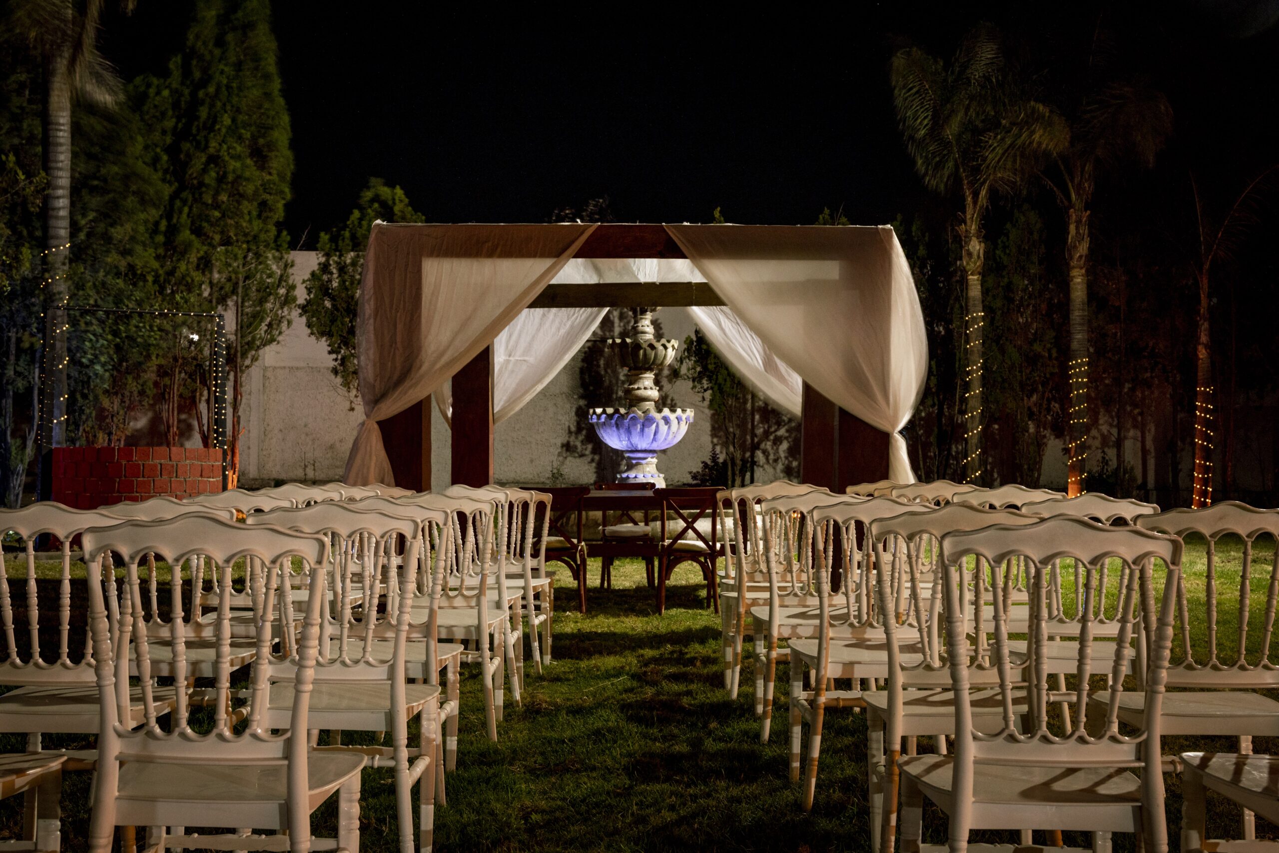 Ceremonia en el jardín